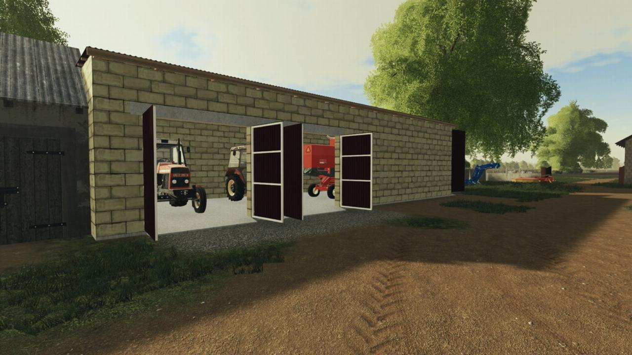 Garage For The Combine FS19 - KingMods