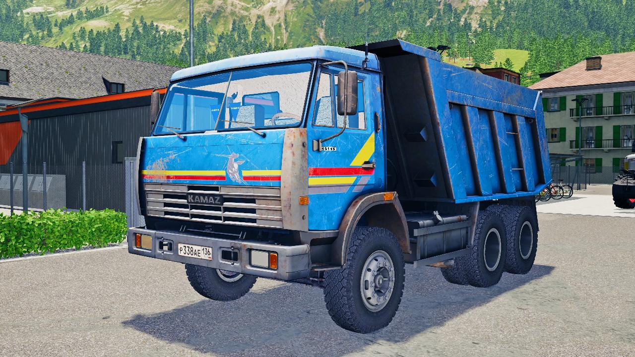 KAMAZ-65115 blue version