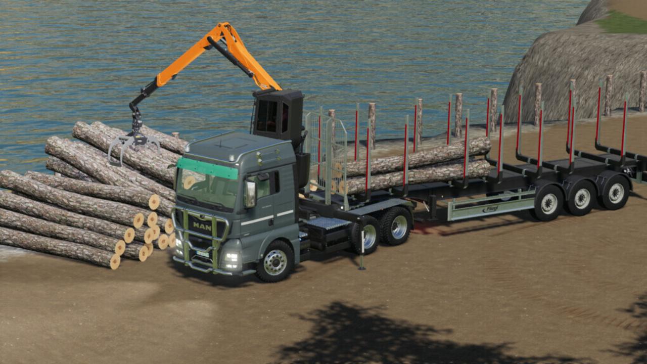 MAN TGX Forest Aufliegerpaket