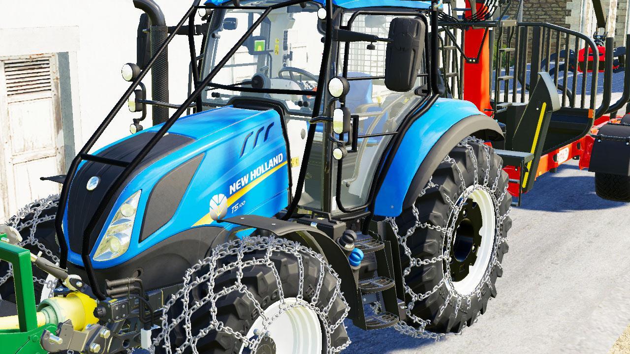 New Holland T5 forêt