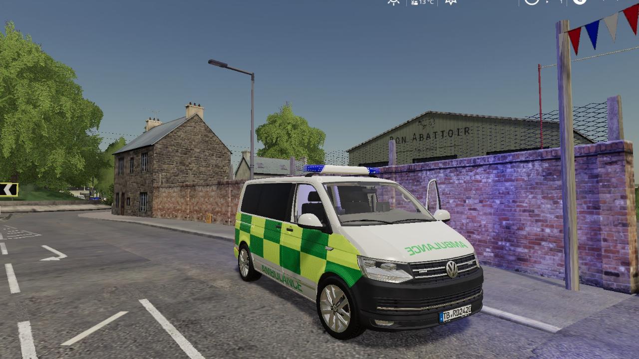 NHS VW Transporter ambulance