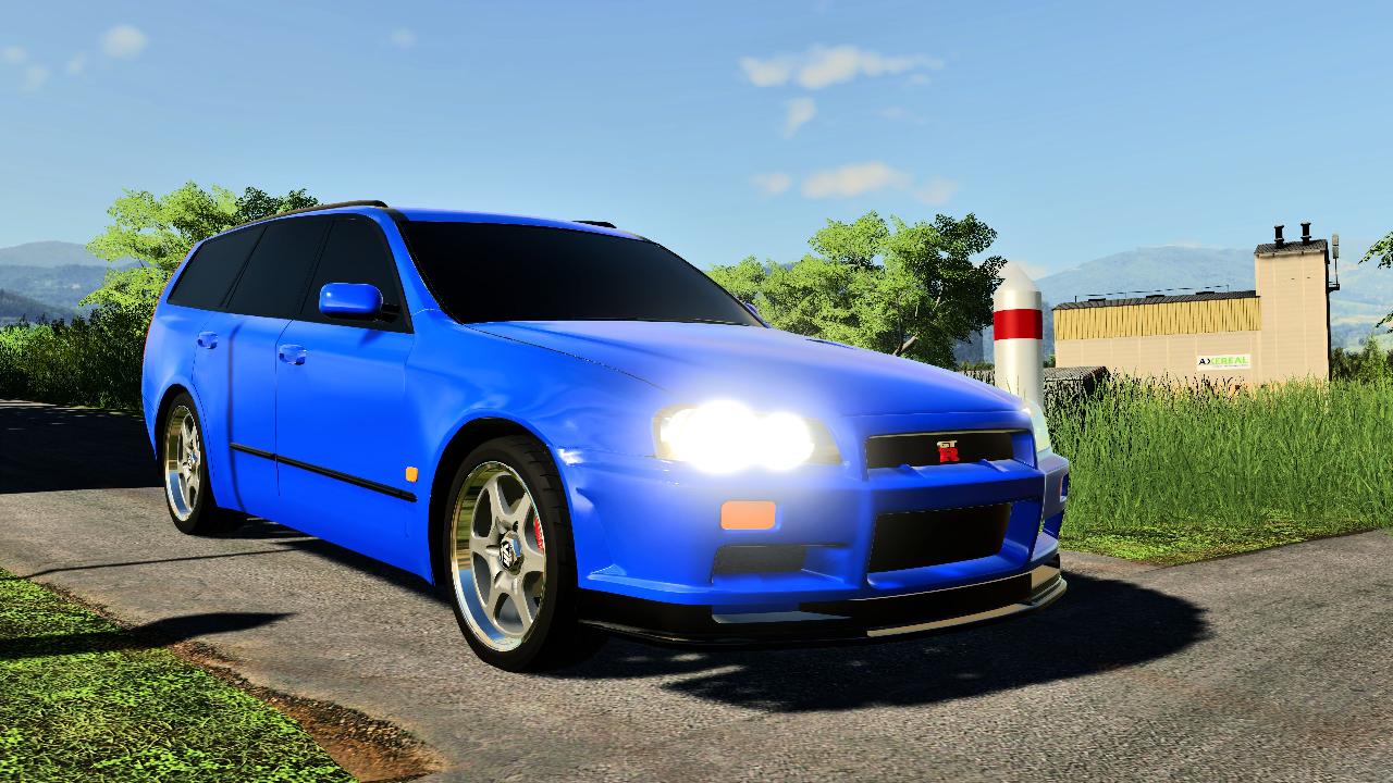 NISSAN STAGEA with R34