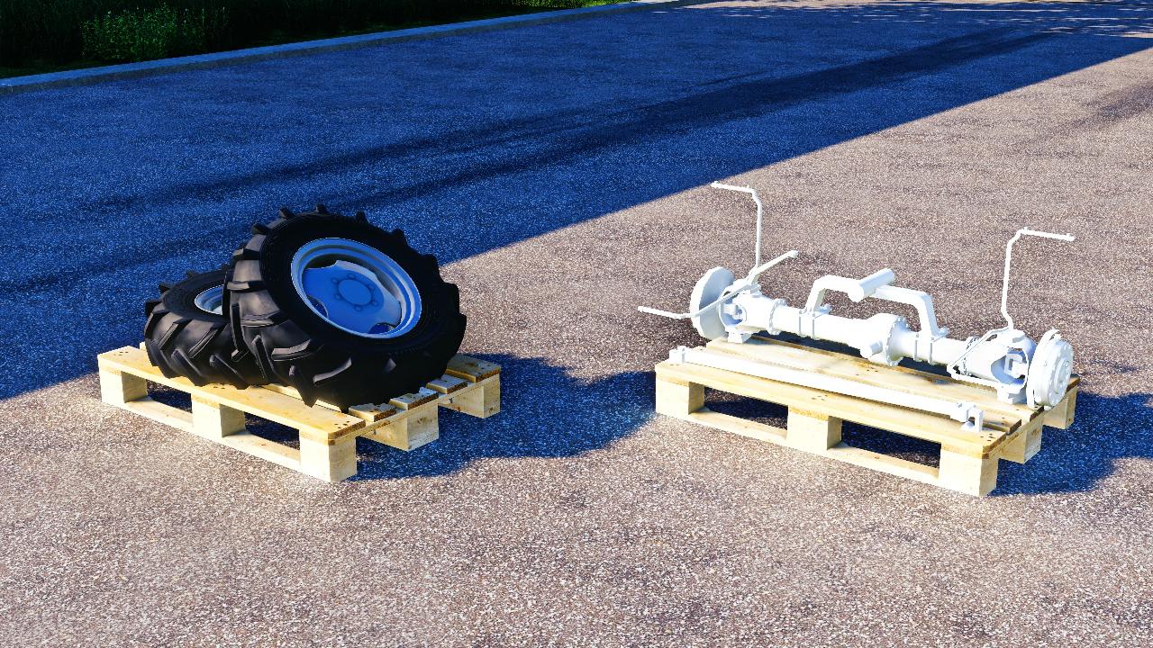 Pieces on pallet FS19 - KingMods