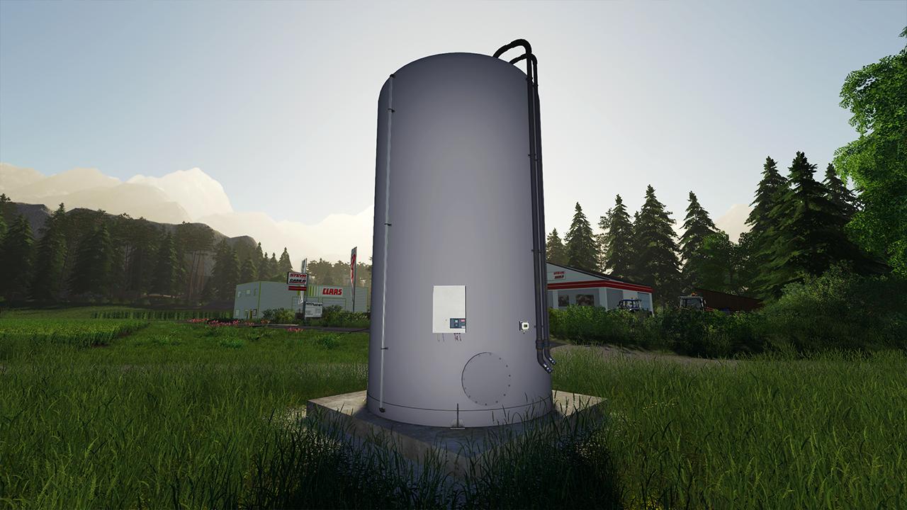 Placeable milk tank