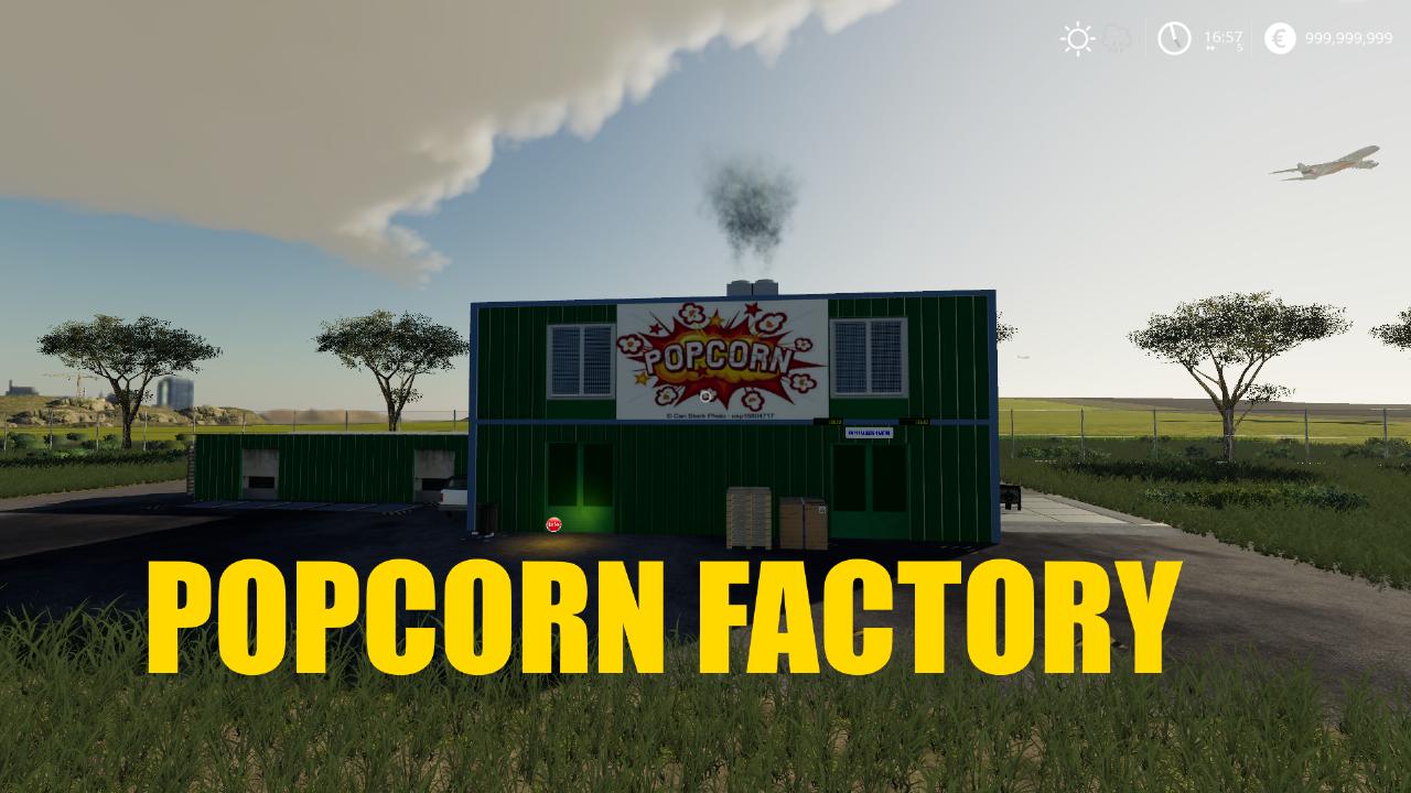 Usine de pop-corn