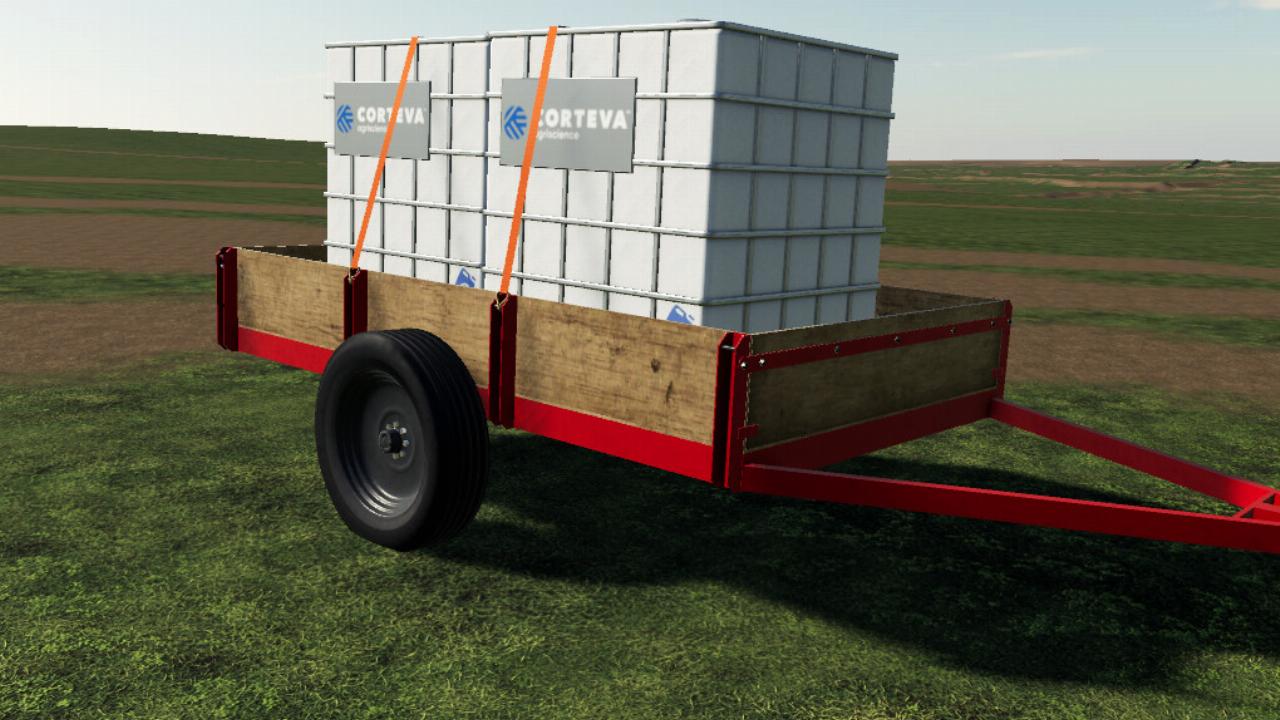 Small Trailer FS 22. Small Utility Trailer v1.0 fs17.