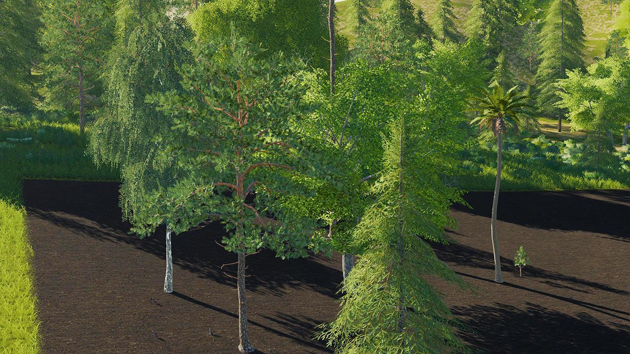 Placeable trees pack