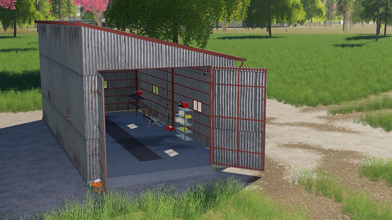 Steel shed