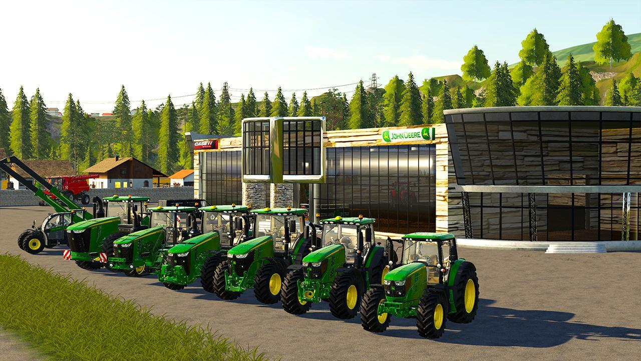 Concession Case et John Deere