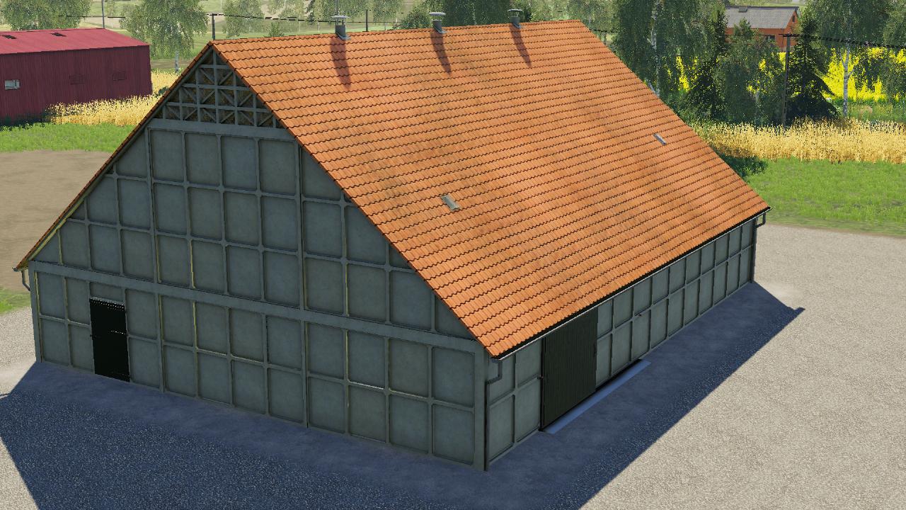 Hangar en béton