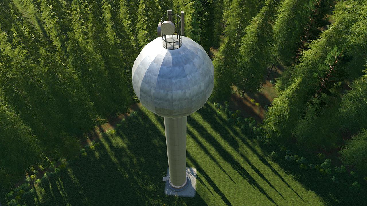 Large water tower