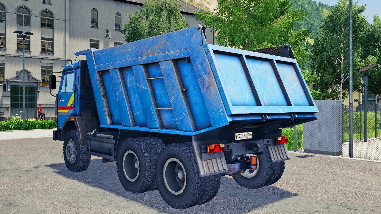 KAMAZ-65115 blue version