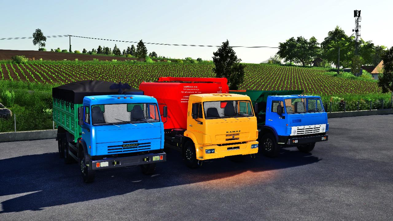 Pack Kamaz & remorques / citernes