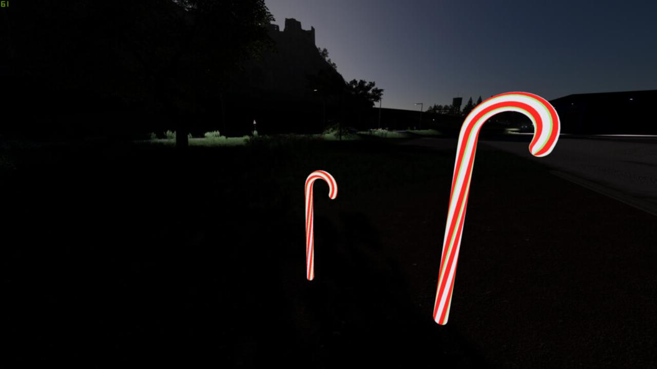 Lighted Candy Cane Pack