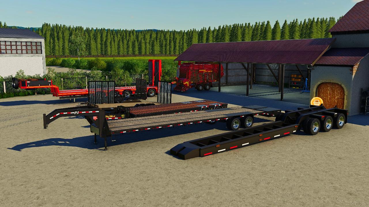 Pack flatbed trailer Landscape