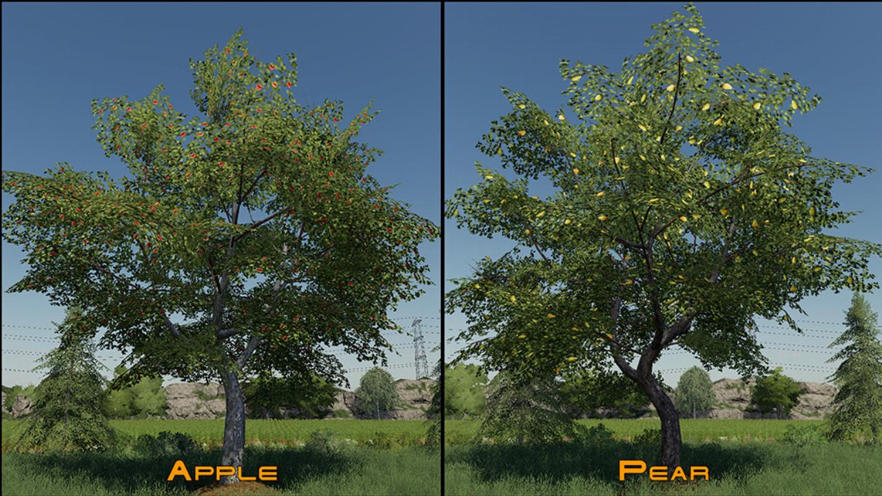 Placeable Fruit Trees Pack