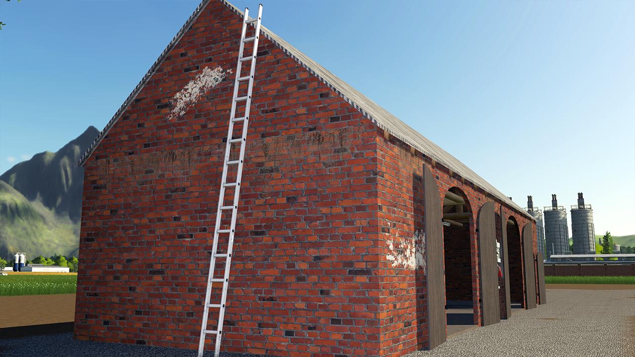 Polish brick building