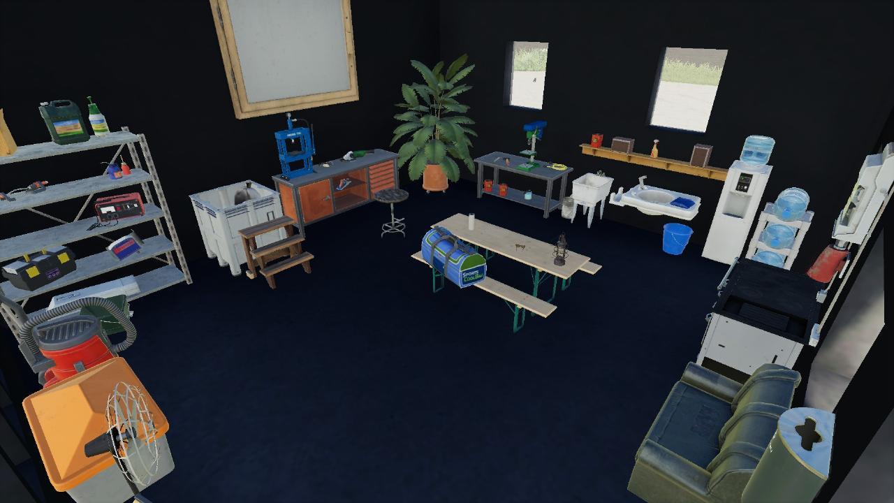 Furnished workshop