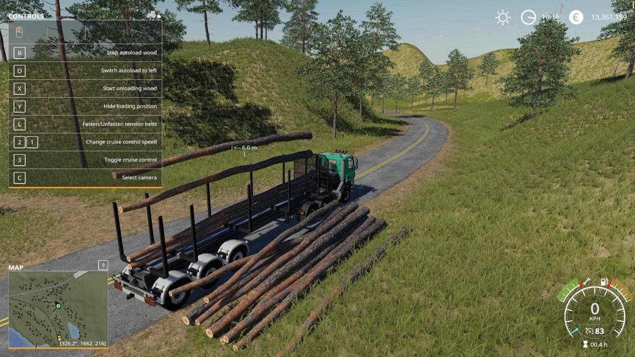 Plateau à bois 12m Autoload