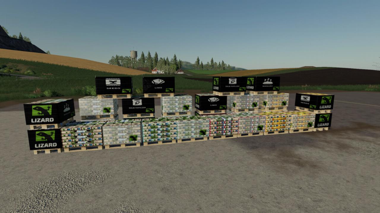 Lizard Pallet Pack FS19 - KingMods