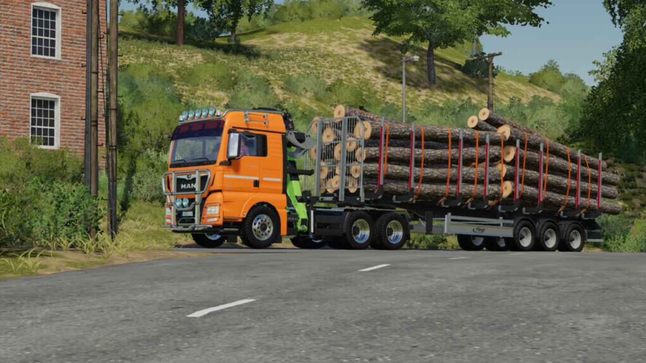 MAN TGX Forest Aufliegerpaket