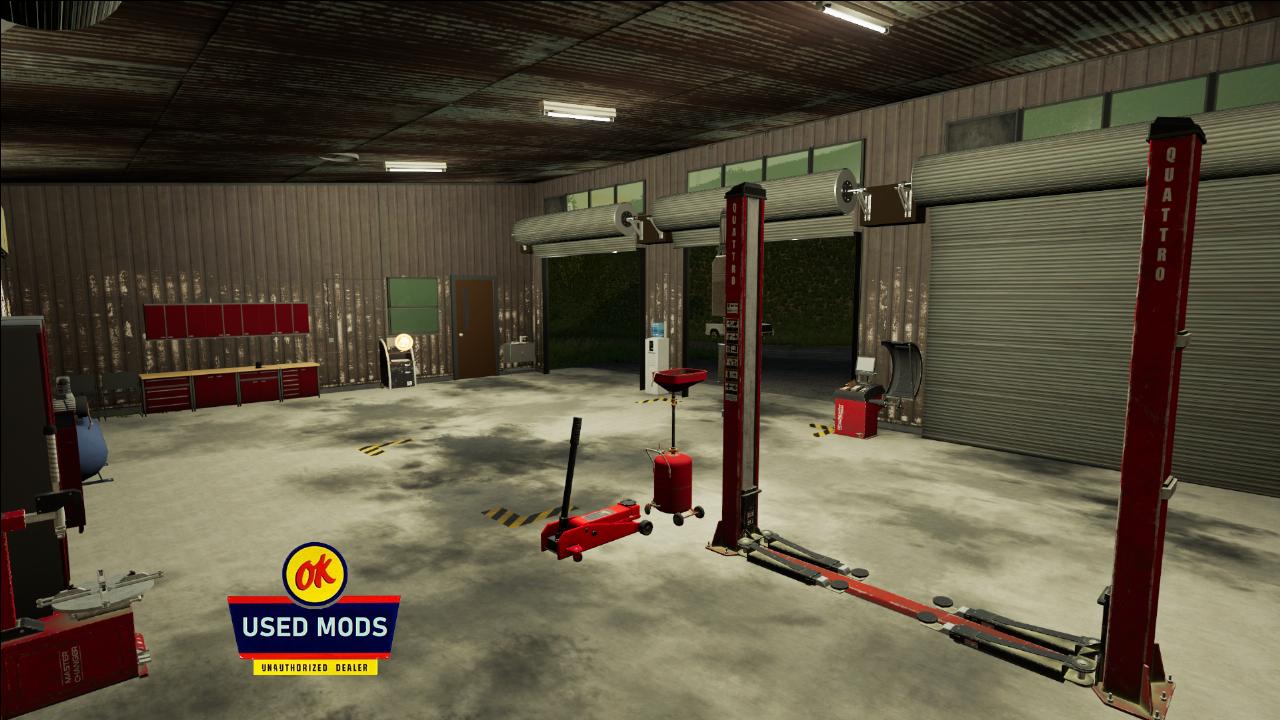 Old Auto Shop - By OKUSED MODS FS19 - KingMods