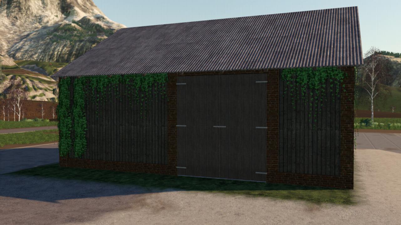 Old Polish Brick Barn