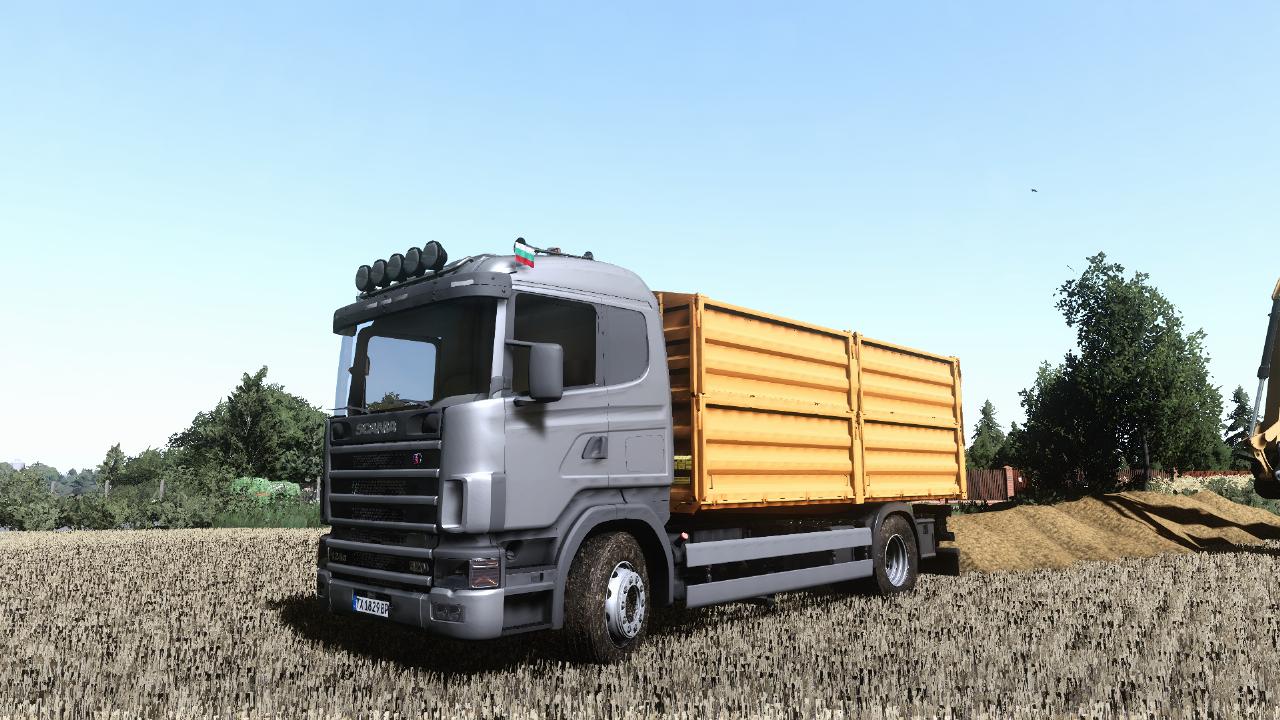 Scania 124R Getreide-/Überlader