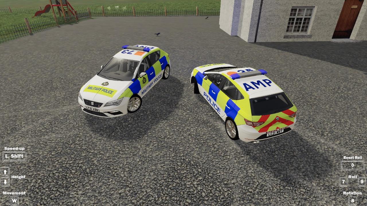 UK seat police and military police skin