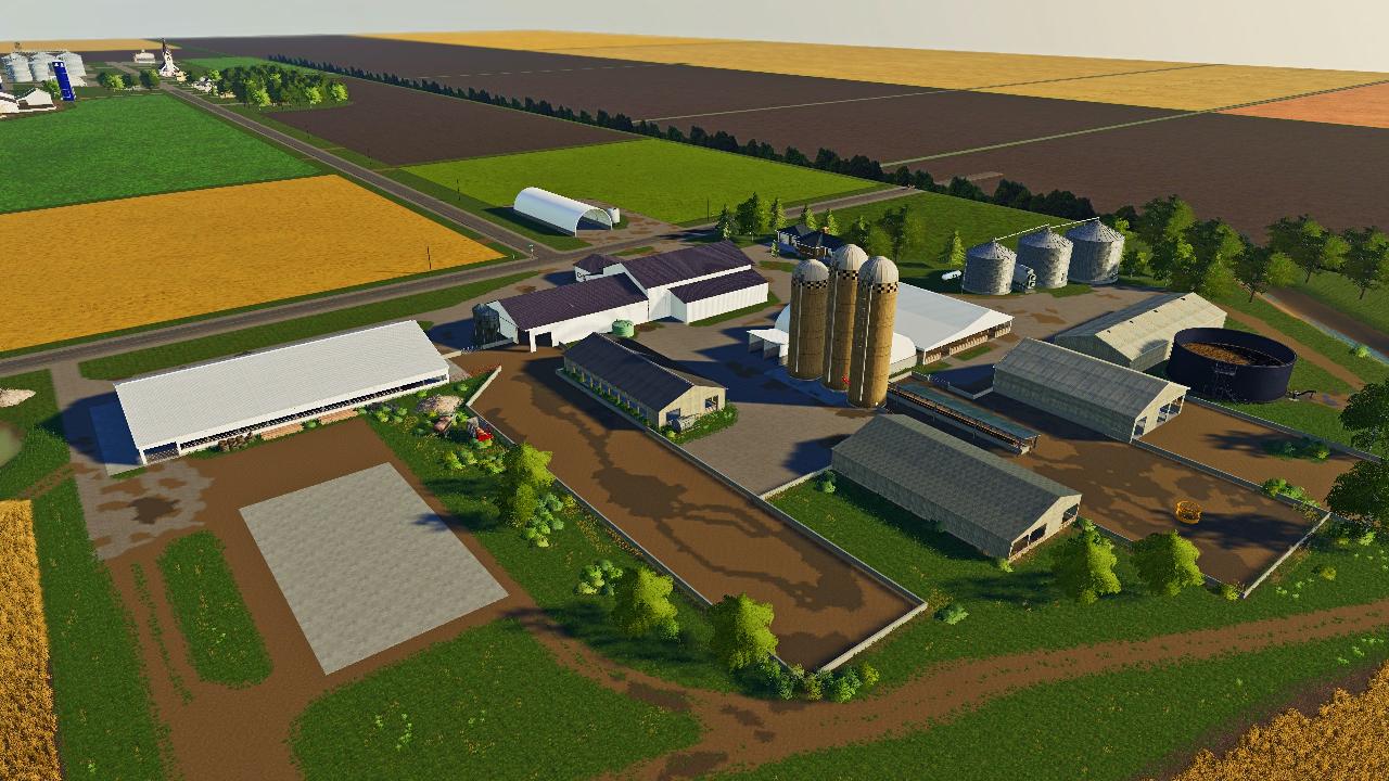 Dinz Farms Map FS19 - KingMods