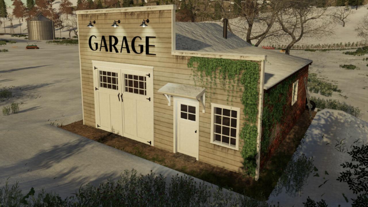 Alte amerikanische Garage