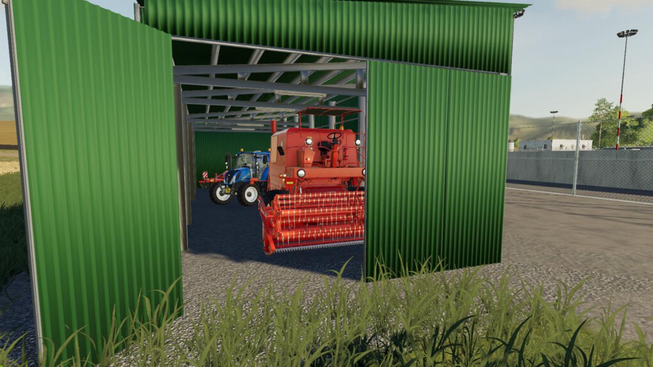 Моды spt aki. FS 19 ангар. Ангар для ФС 19. Ангары для ФС 19. Farming Simulator 2019 гараж для машины.