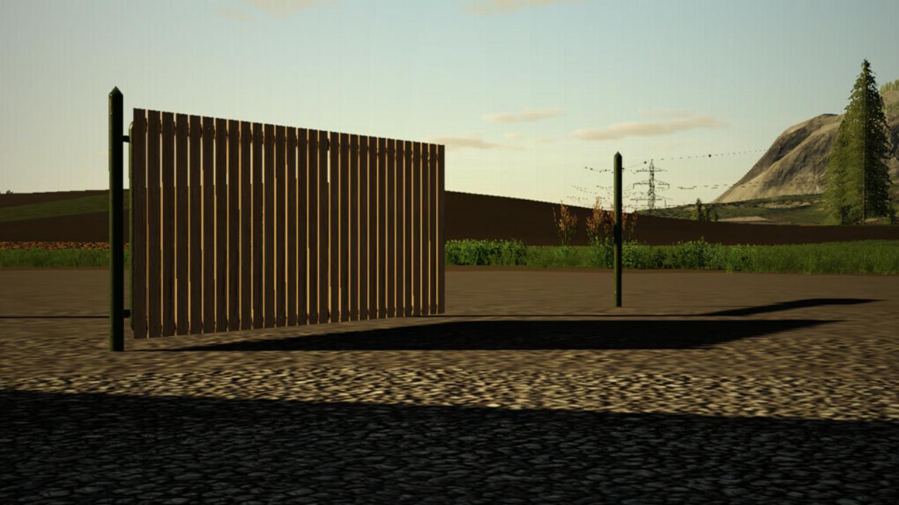 Wooden Fence 2 Meters Pack