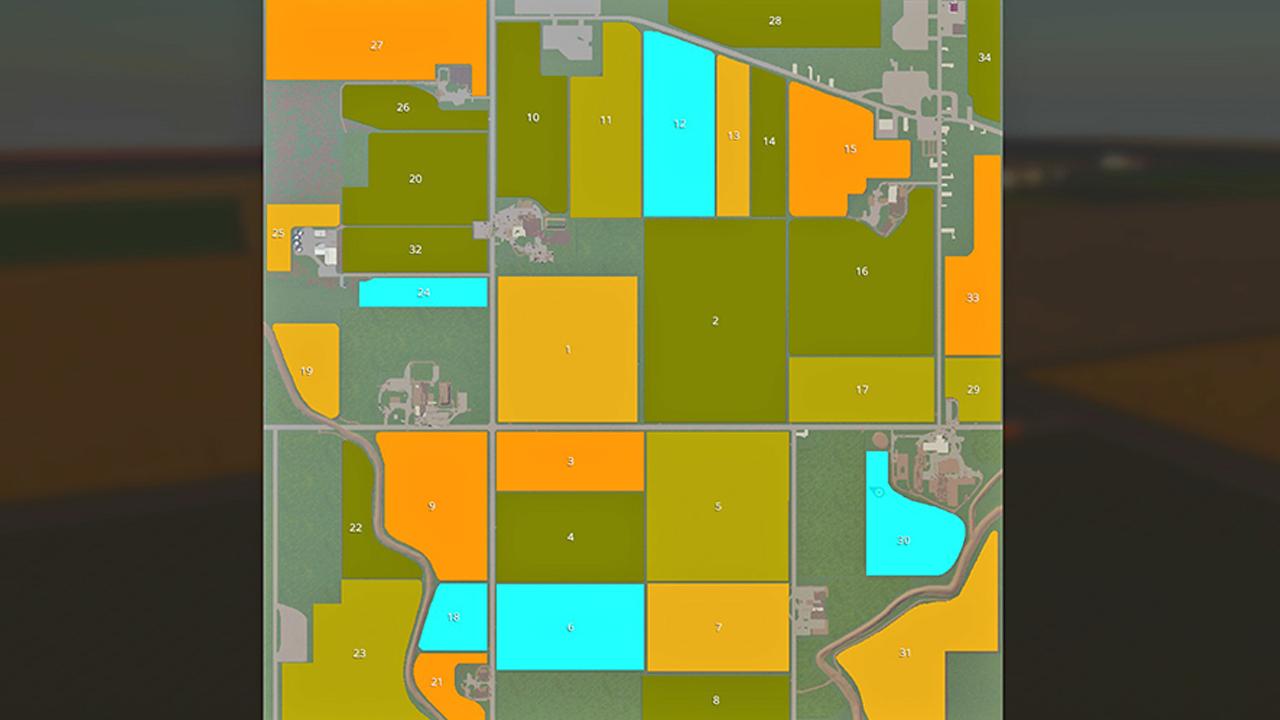 Dinz Farms Map