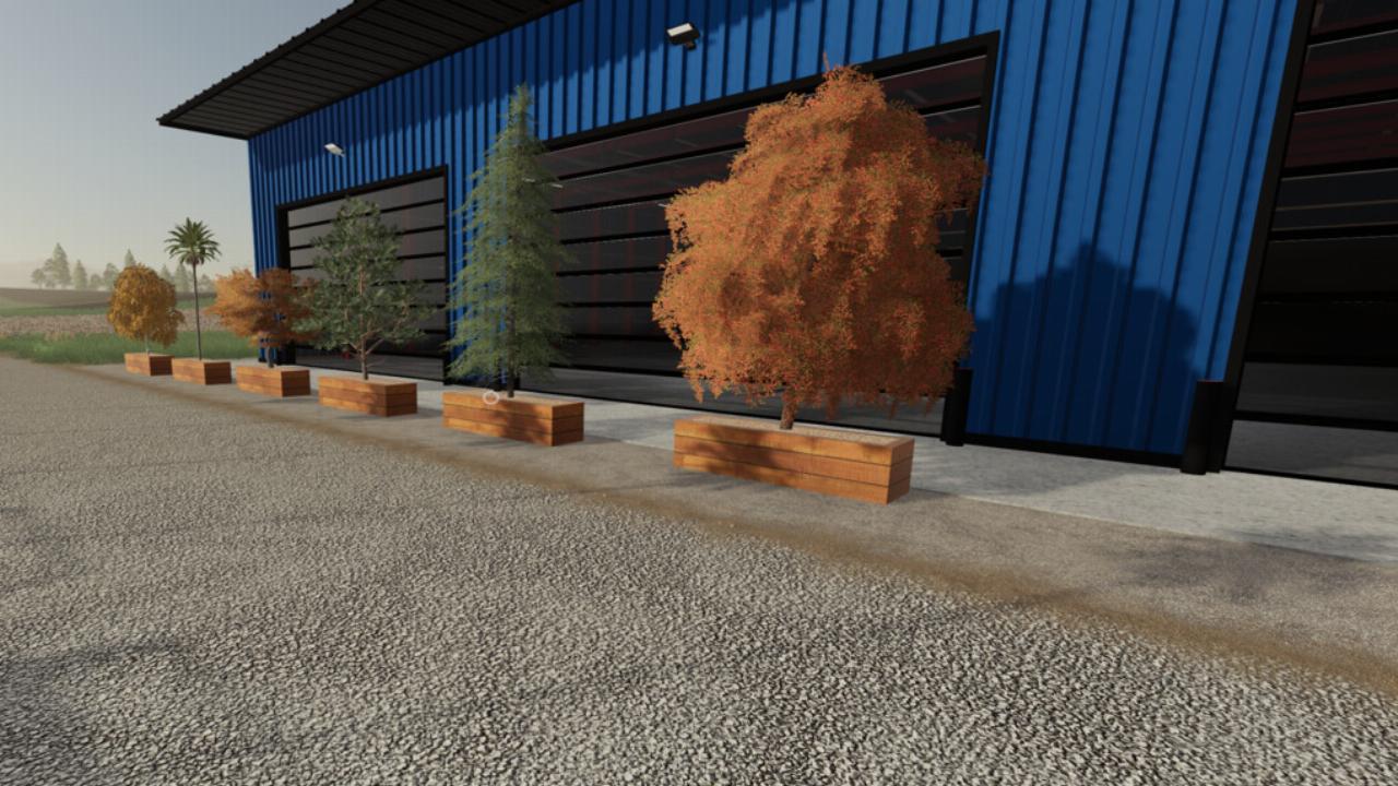 RGB Lighted Tree Planter Box Pack