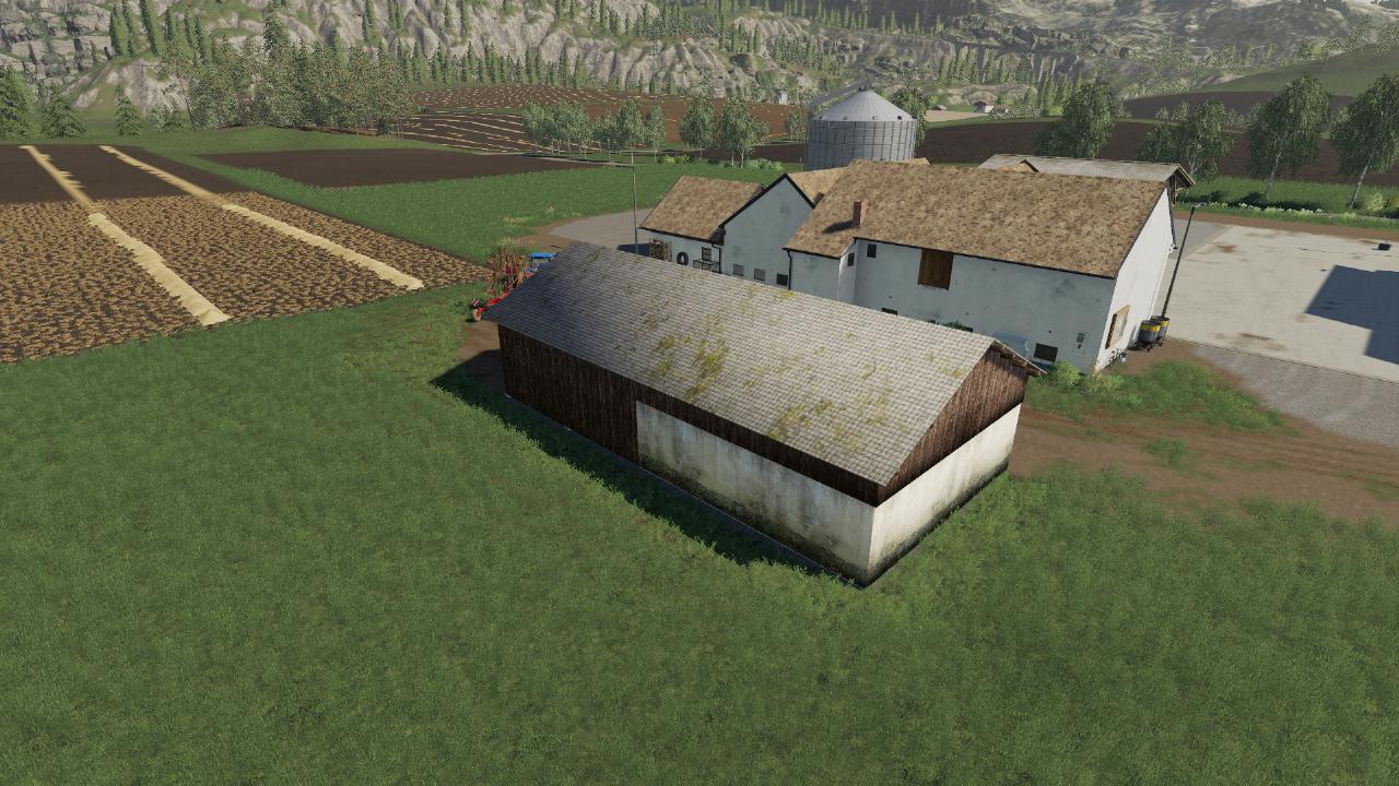 Small hangar in traditional style