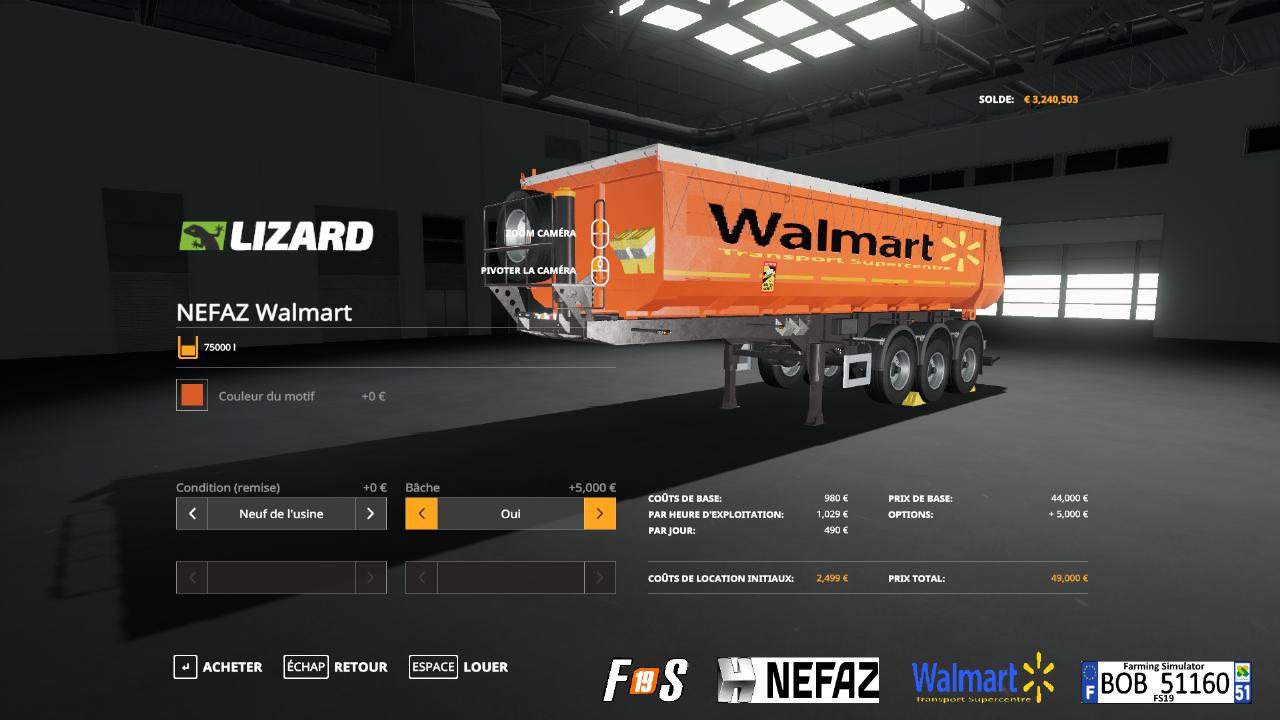 Camion & Remorques Walmart