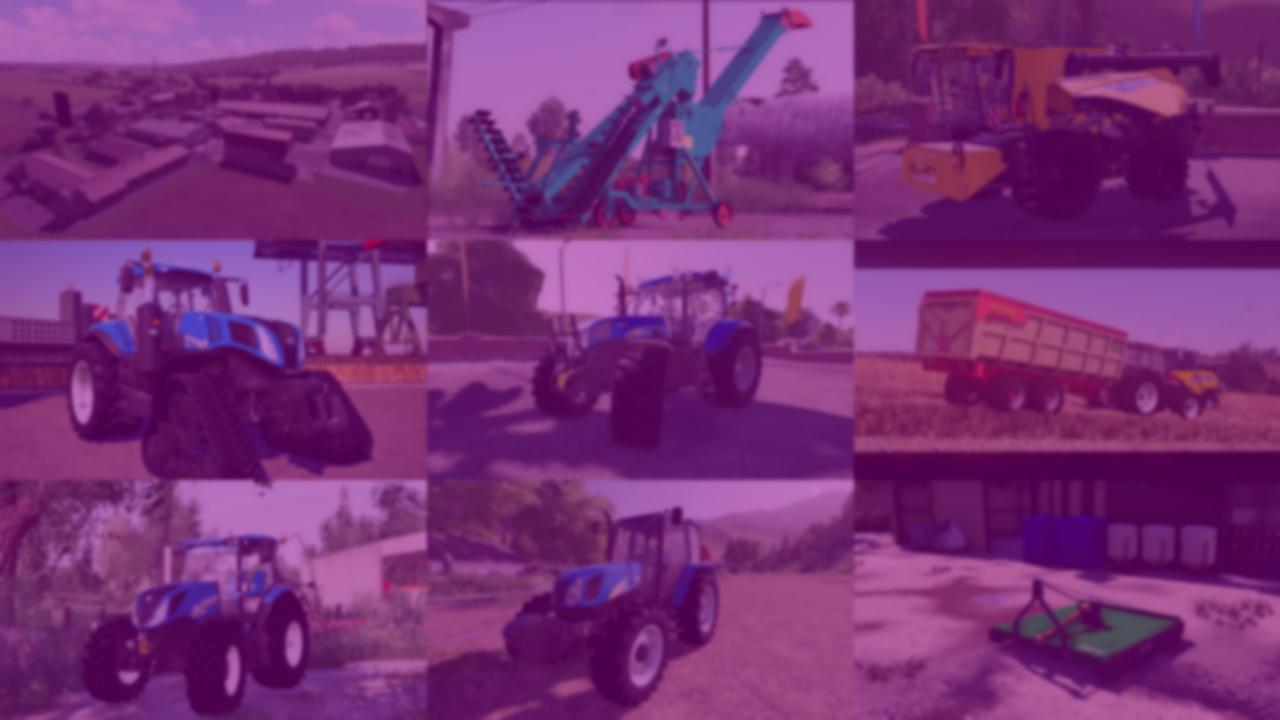 100% New Holland Farm - FS19 Mod Pack - KingMods