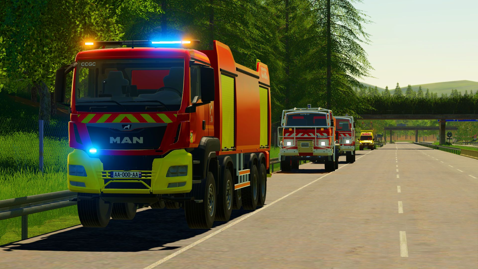 Camions de pompiers