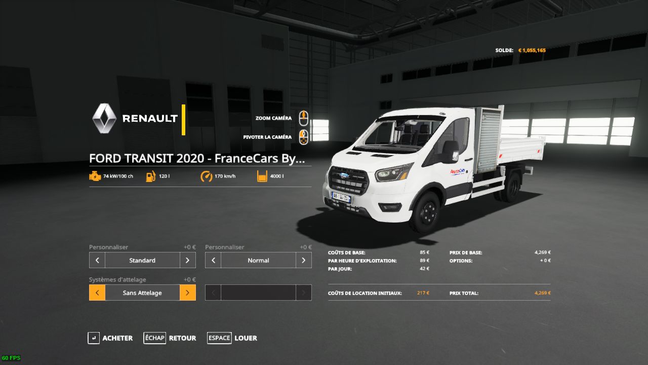 Ford Transit 2020 Benne - "France Cars"