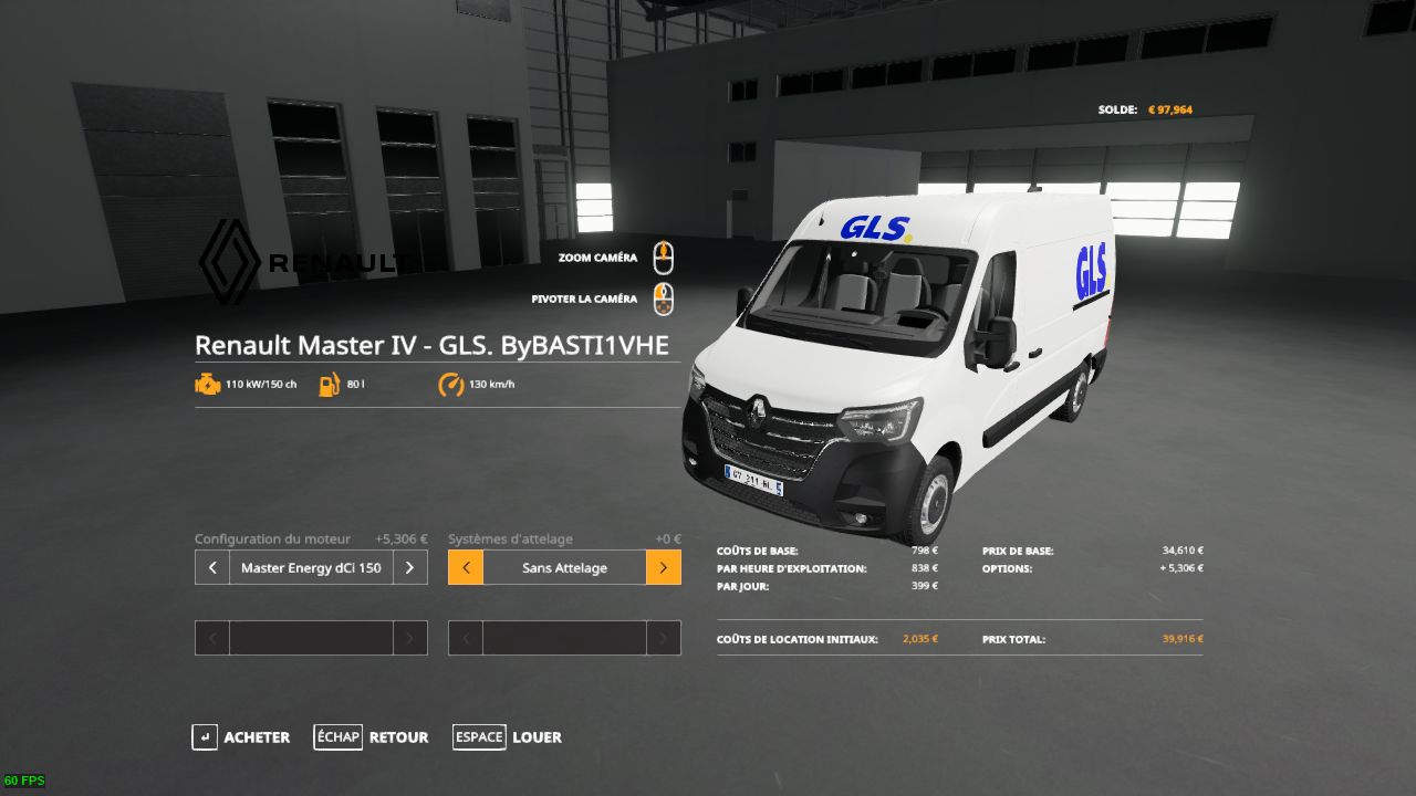 Renault Master IV 2020 - GLS