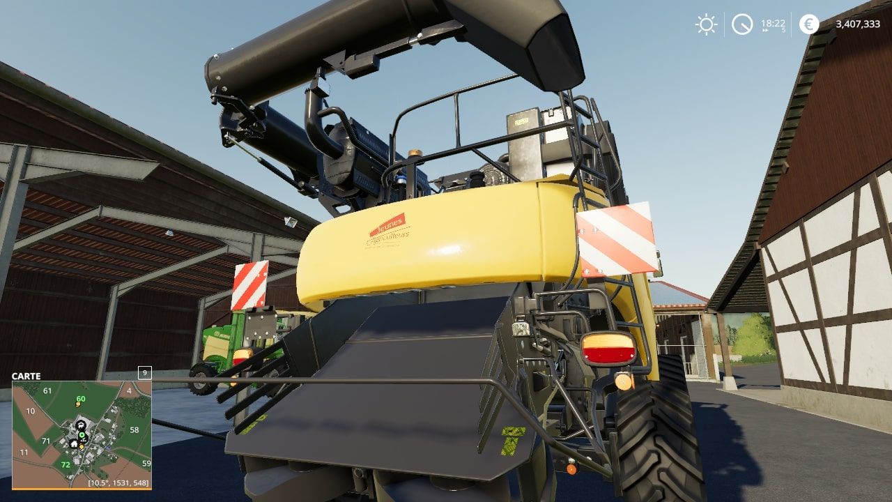 Naklejka „Cuma Grand Est” New Holland CR190