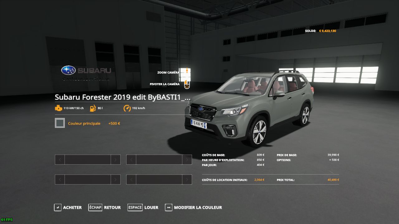 Subaru Forester 2019 Edit