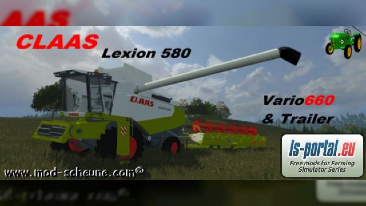 Claas Lexion 580 Pack