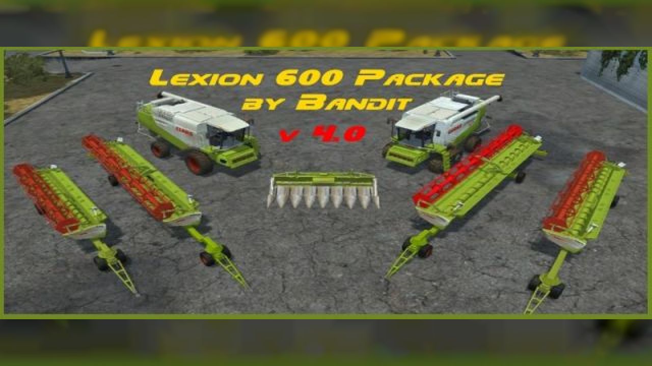 Claas Lexion 600 Pack v4