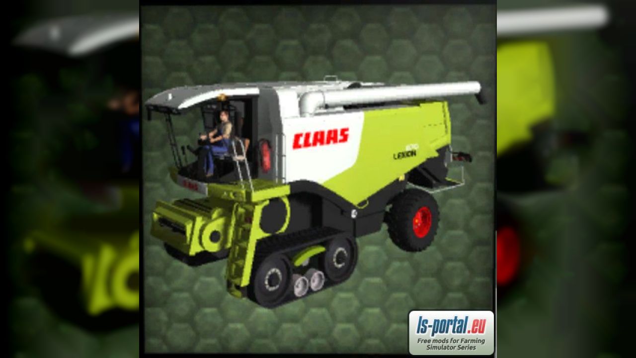 Claas Lexion 670 TerraTrac v2