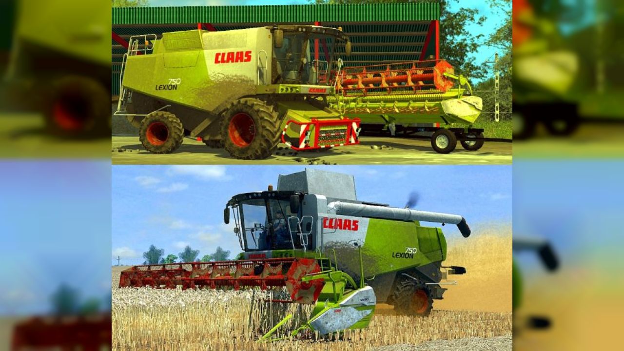 Claas Lexion 750 Dirt