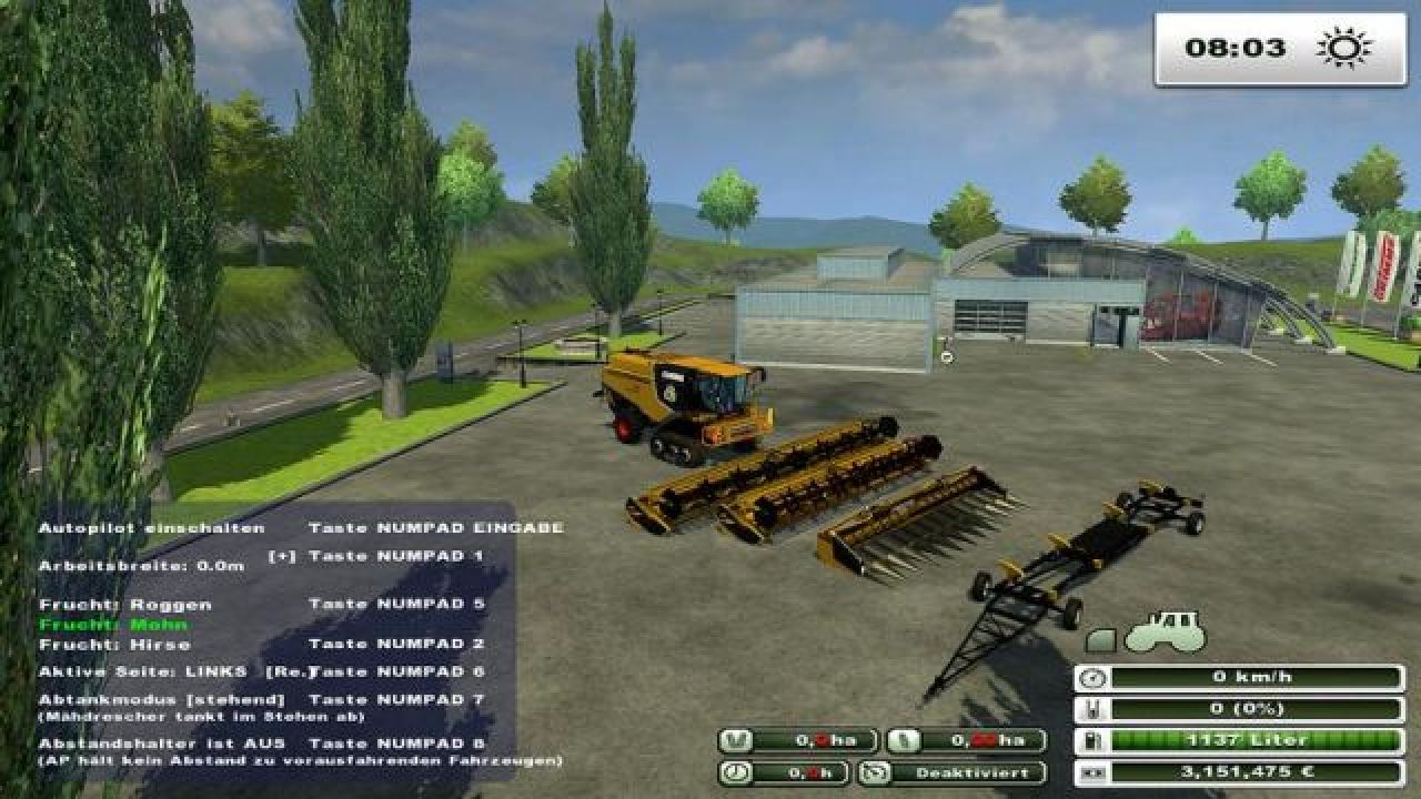 Claas Lexion 780 tt CAT (Multifruit) Version with Autopilot