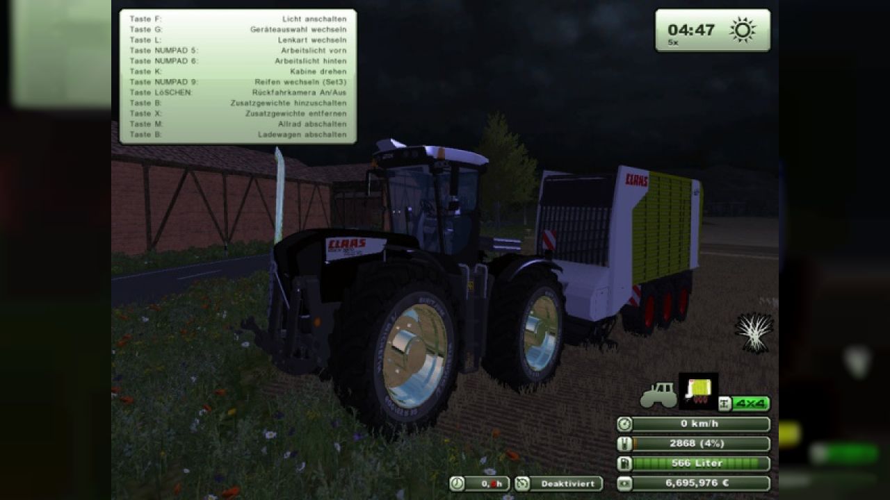 Claas Xerion 3800 VC Black Chrome