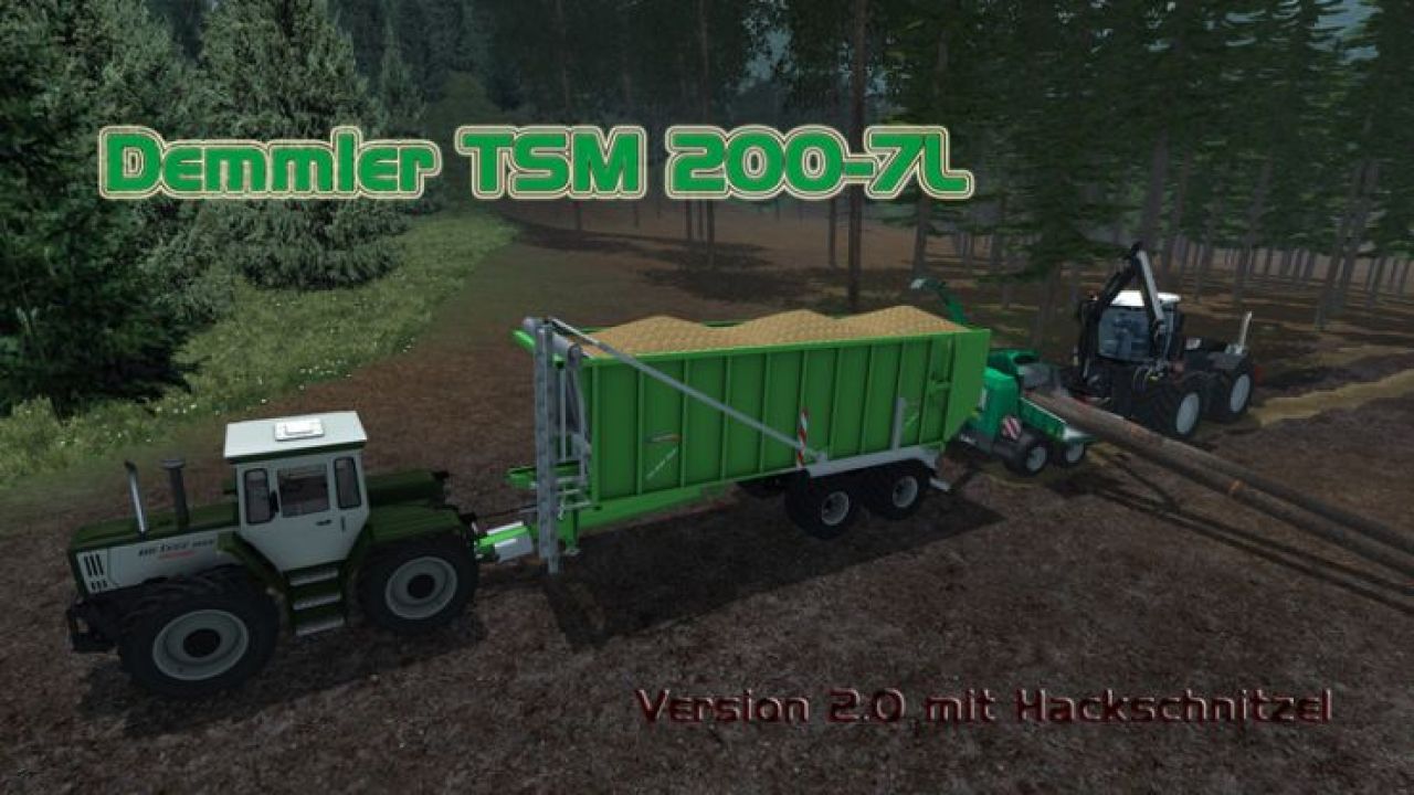 Demmler TSM 200 7L v2.0 Hackschnitzel More Realistic